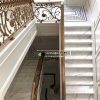 cầu thang đá trắng sứ ý vân mây