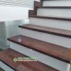 công trình ốp đá đỏ ruby ấn độ do kim thịnh phát thi công