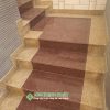 công trình ốp đá đỏ ruby ấn độ do kim thịnh phát thi công