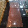 công trình ốp đá đỏ ruby ấn độ do kim thịnh phát thi công