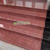 công trình ốp đá đỏ ruby ấn độ do kim thịnh phát thi công
