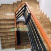 đá nâu tây ban nha ốp cầu thang