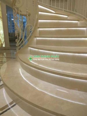 Cầu thang Đá Marble Cream Marfil