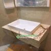 Đá Marble Vàng Kem Chỉ Sofita ốp lavabo
