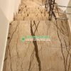 Đá Marble Vàng Kem Chỉ Sofita ốp bậc cầu thang