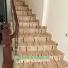 Đá Marble Vàng Kem Chỉ Sofita ốp bậc cầu thang