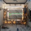 Đá Marble Vàng Kem Chỉ Sofita ốp vách tường