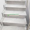 ốp cầu thang đá trắng polaris