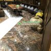 Đá Marble Nâu Rừng Mưa (Rainforest Brown) ốp quầy bar
