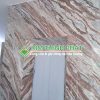 Ốp mặt tiền cầu thang máy Đá Marble Nâu Toronto