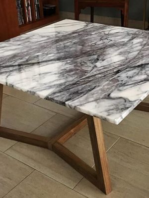 đá marble trắng milas lilac