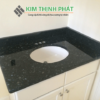 lavabo đá xà cừ xanh đen