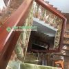 Đá Xuyên Sáng Xanh Ngọc Pakistan (Pakistan Green Onyx) ốp bậc cầu thang