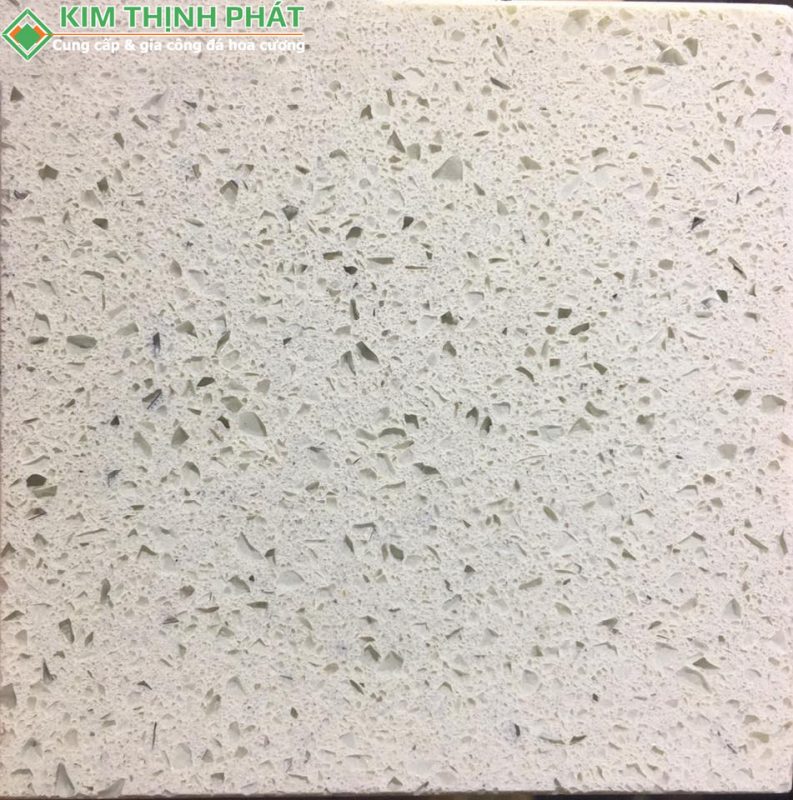 Giá Đá Kim Sa Trắng (Đá Nhân Tạo Gốc Thạch Anh) Hạt Nhỏ, Hạt To Ốp Bàn ...