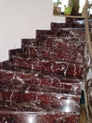 Đá Cầu Thang Rosso Levanto New 