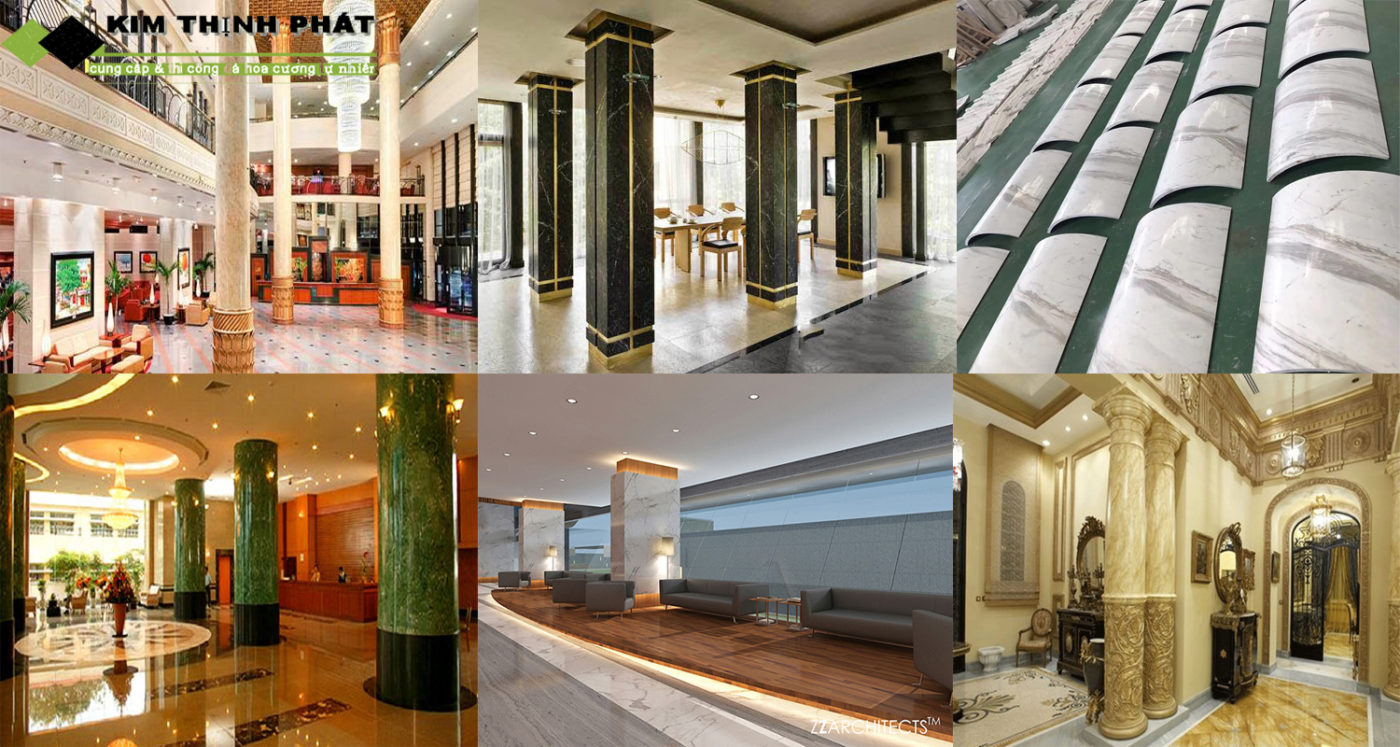 cột đá hoa cương