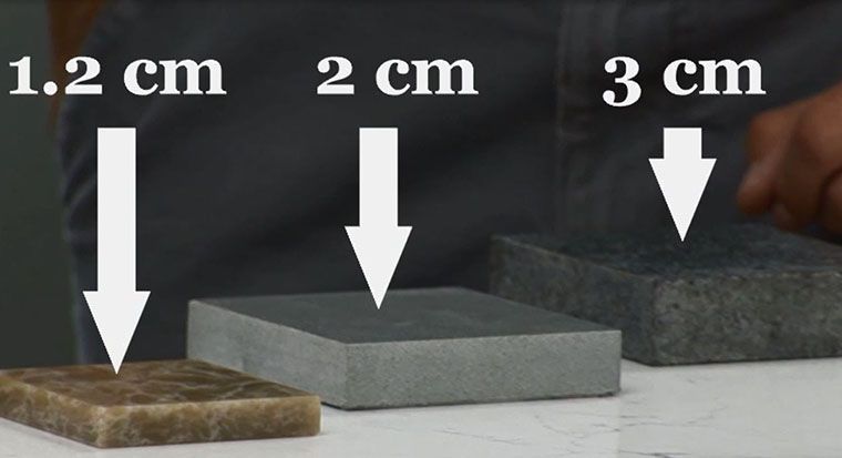 Đá granite có độ dày 1cm có được sử dụng không?
