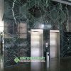 đá xanh tia chớp ốp mặt tiền cầu thang máy
