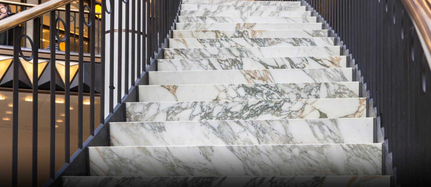 cầu thang đá marble