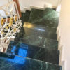 cầu thang đá Marble xanh tia chớp