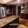 Mẫu bàn bếp đá Marble Nâu Rừng Mưa