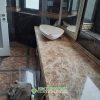 Mẫu bàn bếp đá Nâu Tây Ban Nha