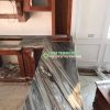 Mẫu bàn bếp đá Trắng Vân Gỗ Thủy Tinh