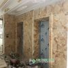 ốp mặt tiền cầu thang máy Đá Marble Sky Gold