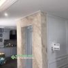 Đá Kem Hoàng Gia Daina ( Daina Beige) ốp mặt tiền cầu thang máy