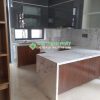 Mẫu Bàn bếp đá Trắng Vân Mây nhân tạo