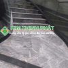 ốp bậc cầu thang Đá Marble Grey Line