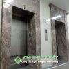 ốp mặt tiền cầu thang máy Đá Marble Grey Line