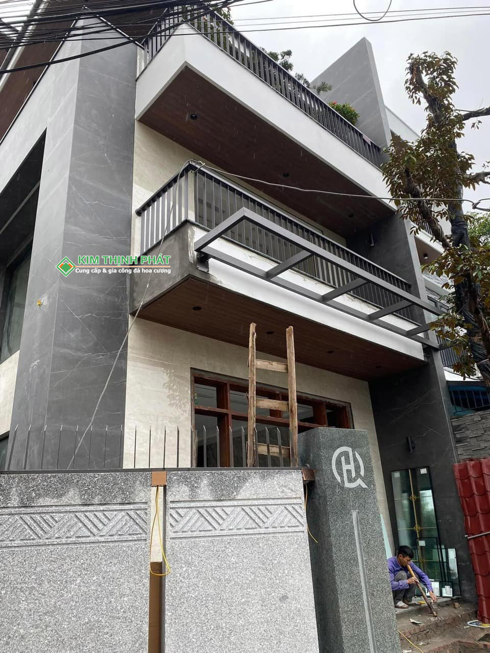 Đá Lamar Pietra Grey ốp mặt tiền Đá Lamar Pietra Grey ốp mặt tiền
