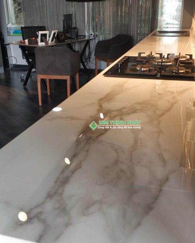 Đá Lamar Statuario Elite ốp bếp Đá Lamar Statuario Elite ốp bếp