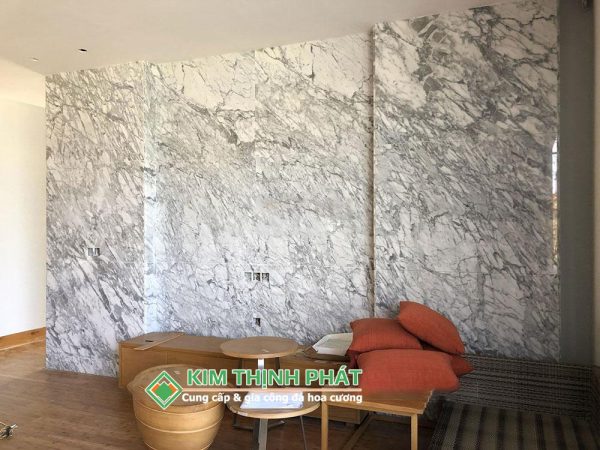 Đá Marble Trắng Carrara (Carrara White) ốp vách tường