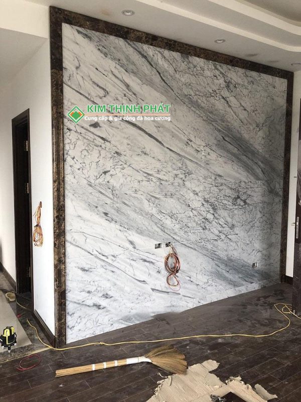 Đá Marble Trắng Carrara (Carrara White) ốp vách tường