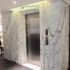Đá Marble Trắng Carrara (Carrara White) ốp mặt tiền thang máy