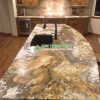 Đá Chamfer Gold (Granite Vàng Exotic) ốp bàn bếp