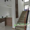 Đá Vàng Sa Mạc Vân Ngang (Millenium Gold) ốp cầu thang