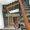 Đá Hoa Cương Blue Dune ( Granite Cát Xanh ) ốp bậc cầu thang